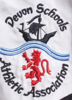 Devon Schools Athletics Logo